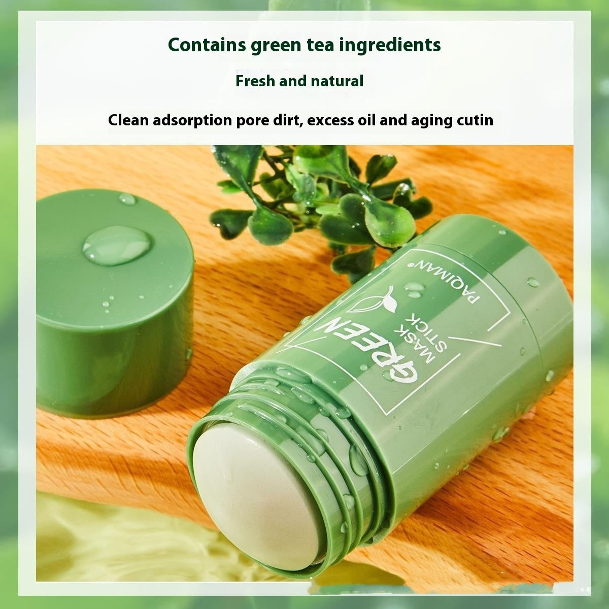 Clay Mask Stick Clean Apply Solid Mask Moisturizing Hydrating Brightening Skin